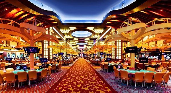 Inside of a Casino