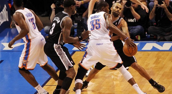 Spurs vs Thunder Basketball