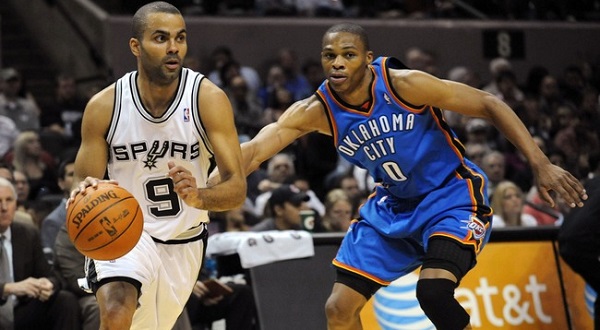 Tony Parker and Russel Westbrook