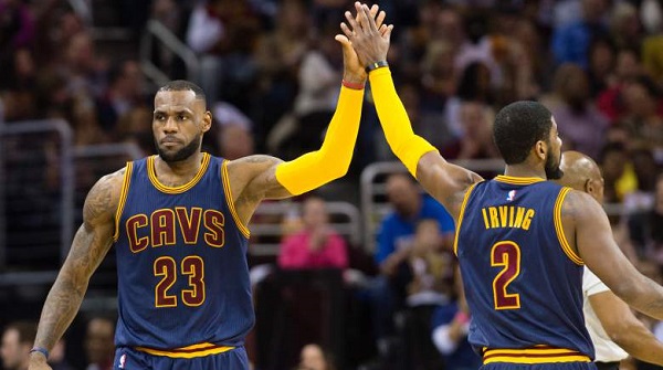 Lebron James and Kyrie Irving