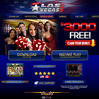 Las Vegas USA Homepage Screenshot