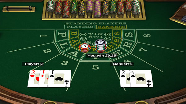 Online Game of Baccarat