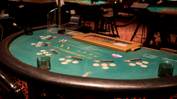 Blackjack Table at a New Orleans Casino