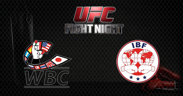 UFC Fight Night - IBF - WBC Logos