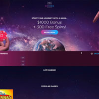 Genesis Casino Homepage Screenshot