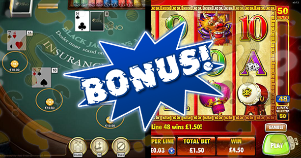 Blackjack Online Bonus vs Slot Machines Bonus