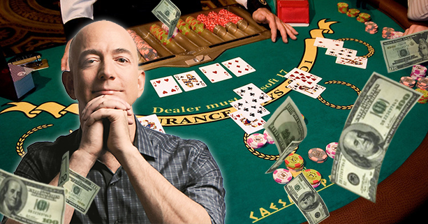 Playing Poker - Jeff Bezos from Amazon