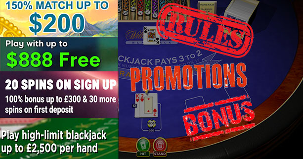 Blackjack Promotions and Unusual Rules at the Table