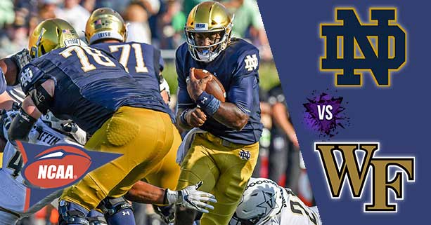 Notre Dame vs Wake Forest 9/22/18 NCAA Football Odds, Preview and Prediction