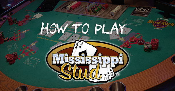 Large Mississippi Stud Strategy Card 