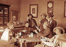 Poker in Wild West