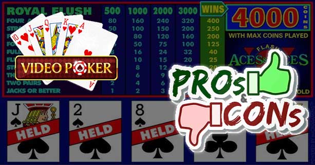 Video Poker’s Advantages over Other Casino Games