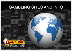 GamblingSites.net Logo and Globe on World Flag Background