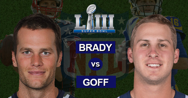 Goff vs. Brady – Super Bowl LIII Comparison