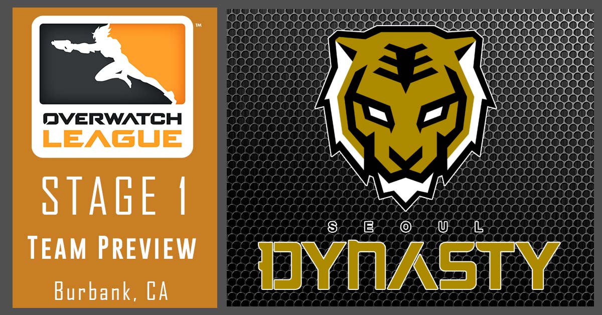 Overwatch League Stage 1 Preview: Seoul Dynasty