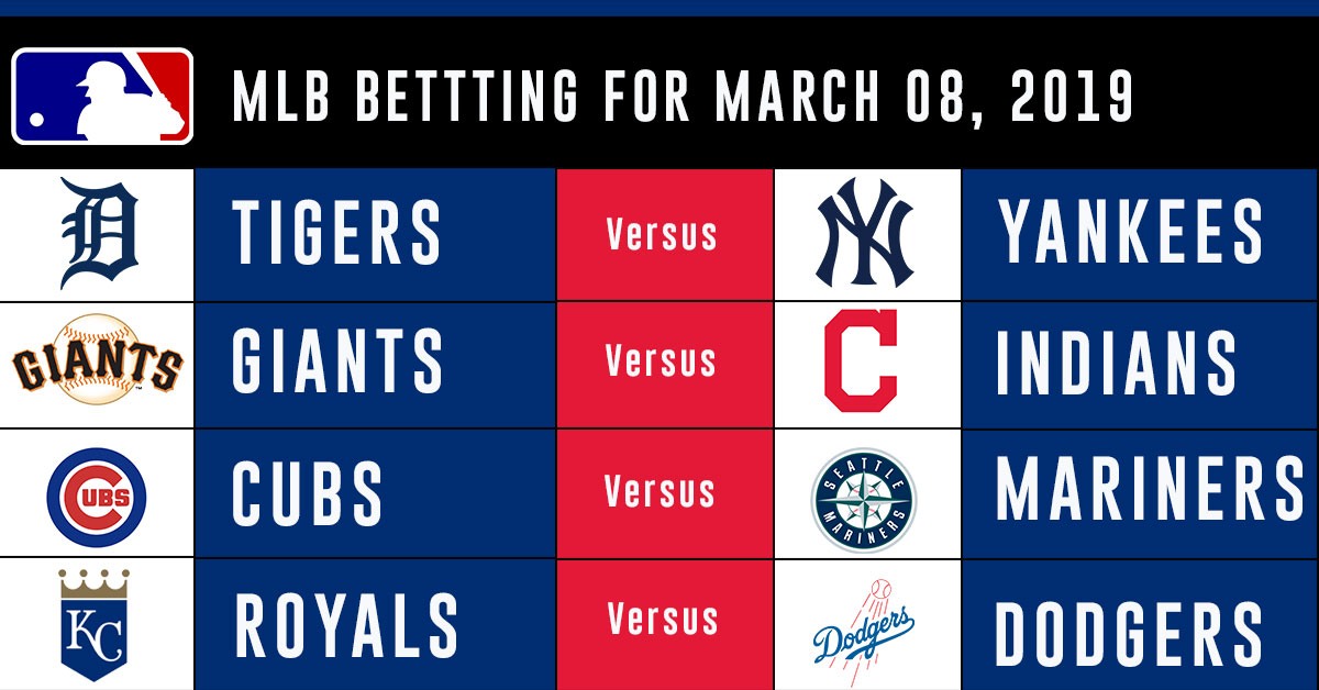 MLB Picks, Odds and Predictions for 3-08-19