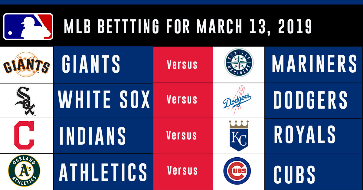 MLB Picks for Wednesday, March 13th 2019