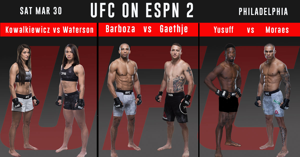UFC on ESPN 2: Barboza vs Gaethje MMA Odds and Prediction