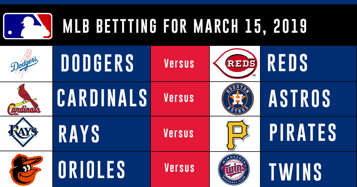Friday's MLB Predictions, Picks, and Betting Odds for 3/15/19