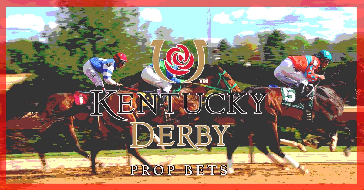 2019 Kentucky Derby Logo and horse racing photo