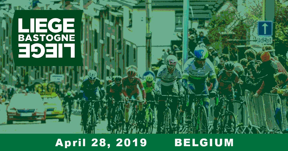 Liege- Bastogne-Liege 2019 Cycling Logo