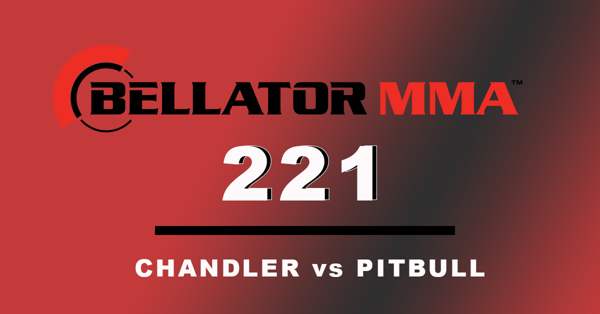 Bellator 221 logo - Chandler vs Pitbull