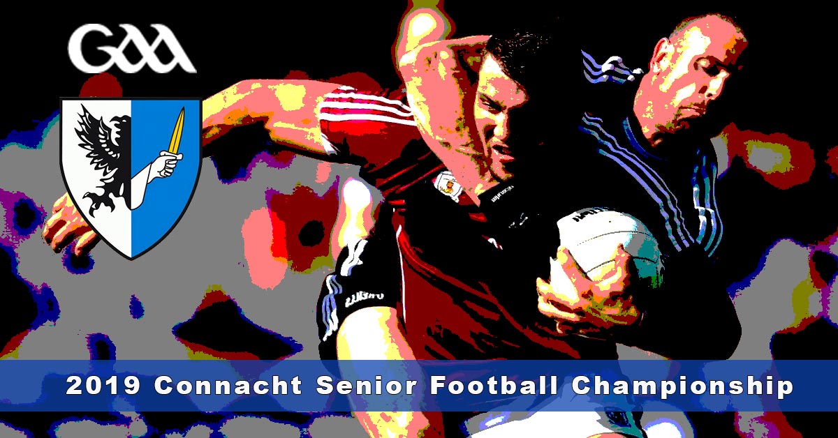 2019 Connact Senior Football Championship - GAA and Connacht Logo