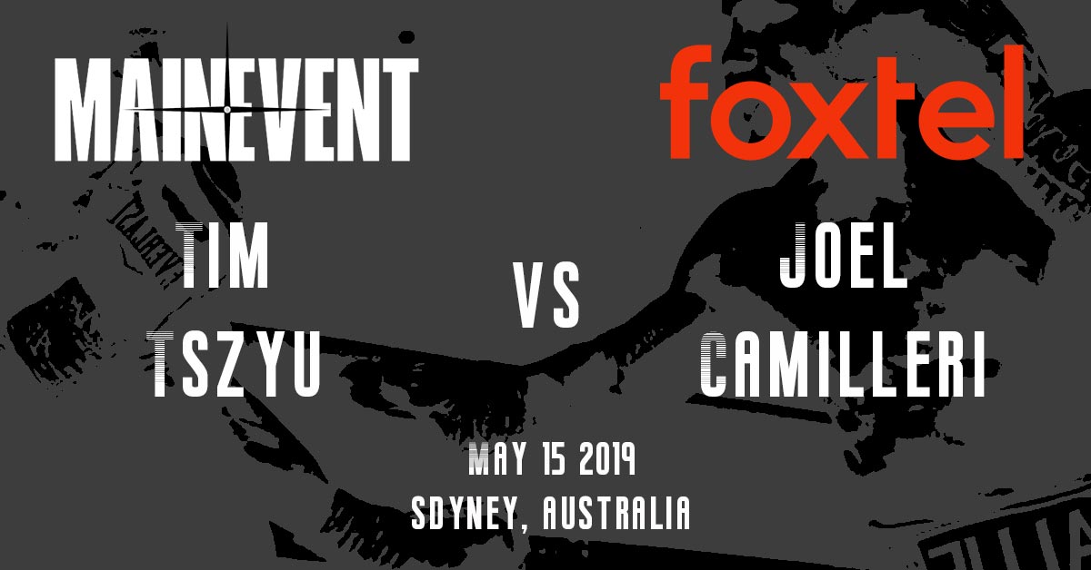Tim Tszyu vs Joel Camilleri May 15, 2019 Sydney