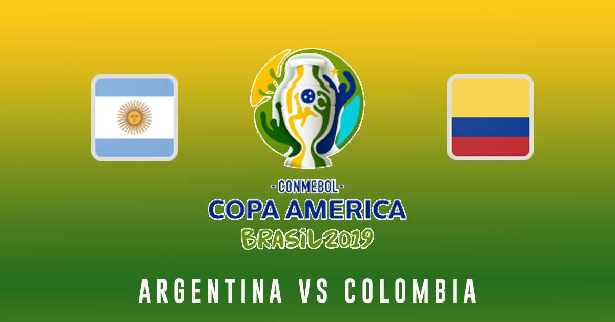 2019 Copa America Logo - Argentina vs Colombia