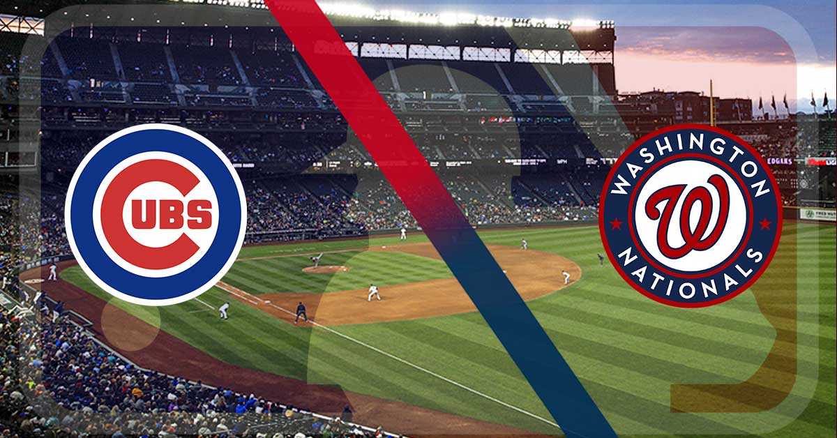 Chicago Cubs vs Washington Nationals 5/17/19 Logo
