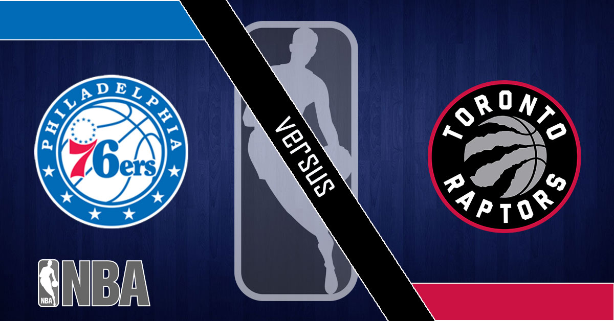 Philadelphia 76ers vs Toronto Raptors Logo - Game 5
