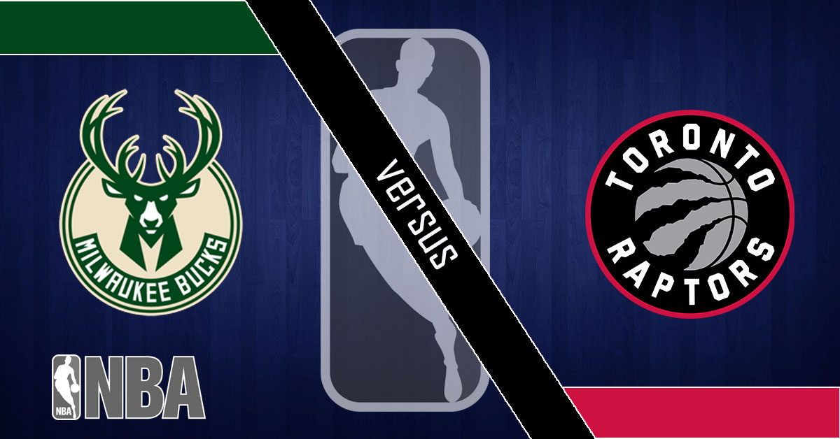 NBA Bucks vs Raptors Logo - Game 4