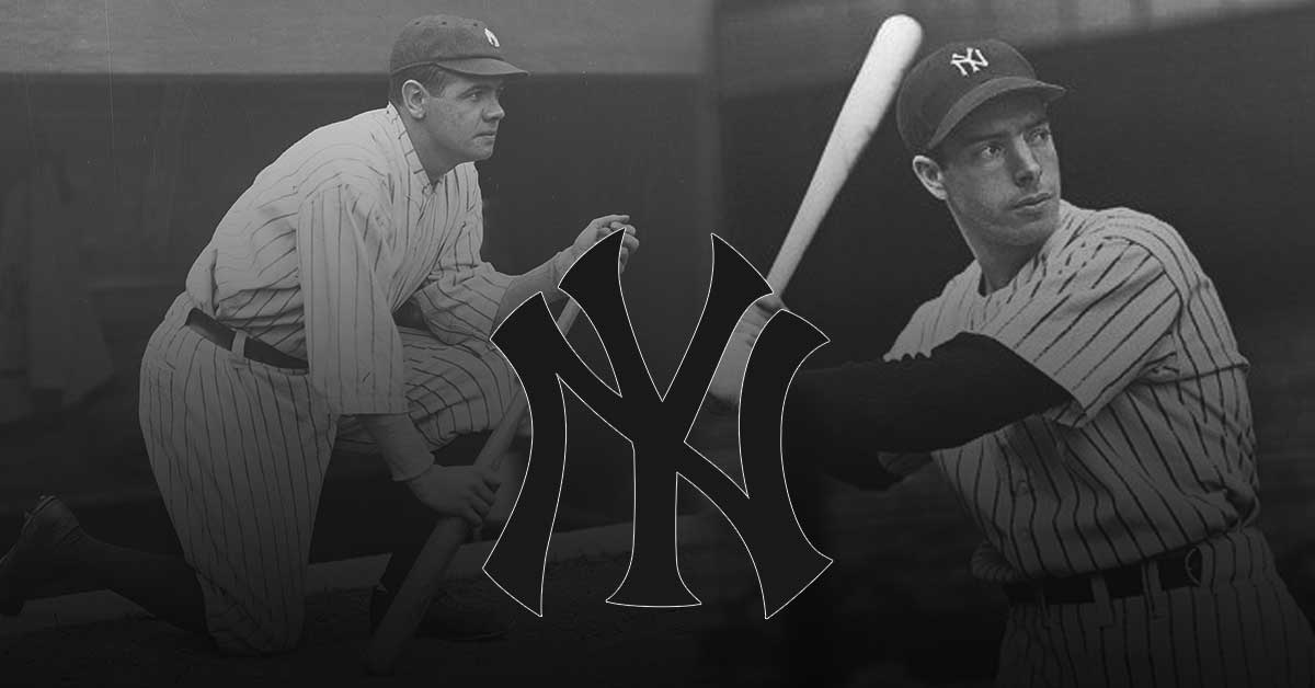 NY Yankees All Time Greats - Joe Dimaggio and Babe Ruth photo