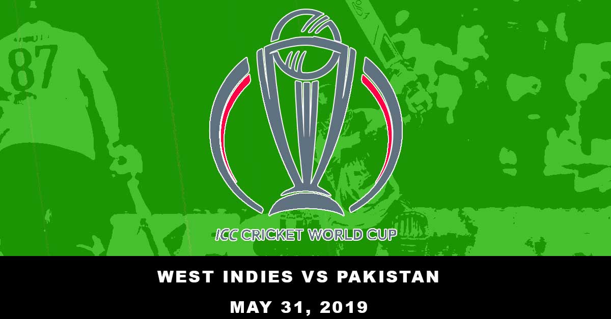 ICC WC 2019 Logo - West Indies vs Pakistan