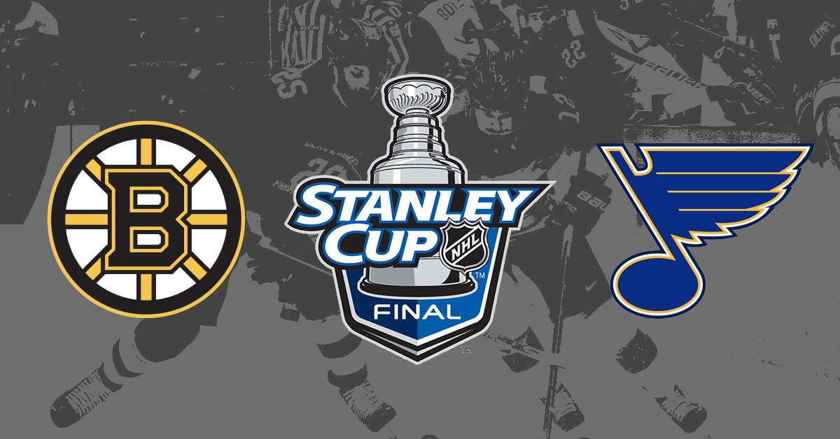 Stanley Cup Finals 2019 Logo Bruins vs Blues