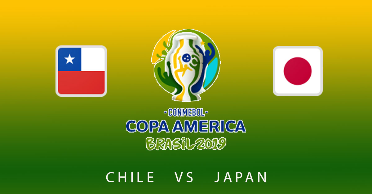 Chile vs Japan 2019 Copa America Logo
