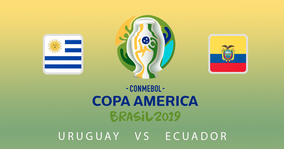 Uruguay vs Ecuador 2019 Copa America Logo