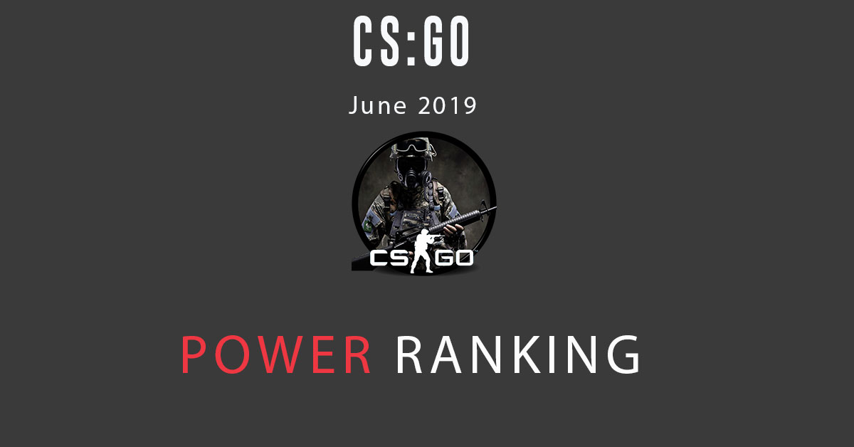 CSGO Power Ranking - June 2019