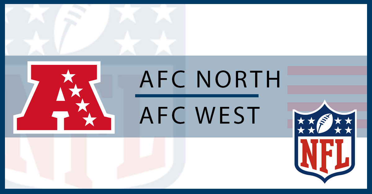 2019-20 NFL AFC North and West Division