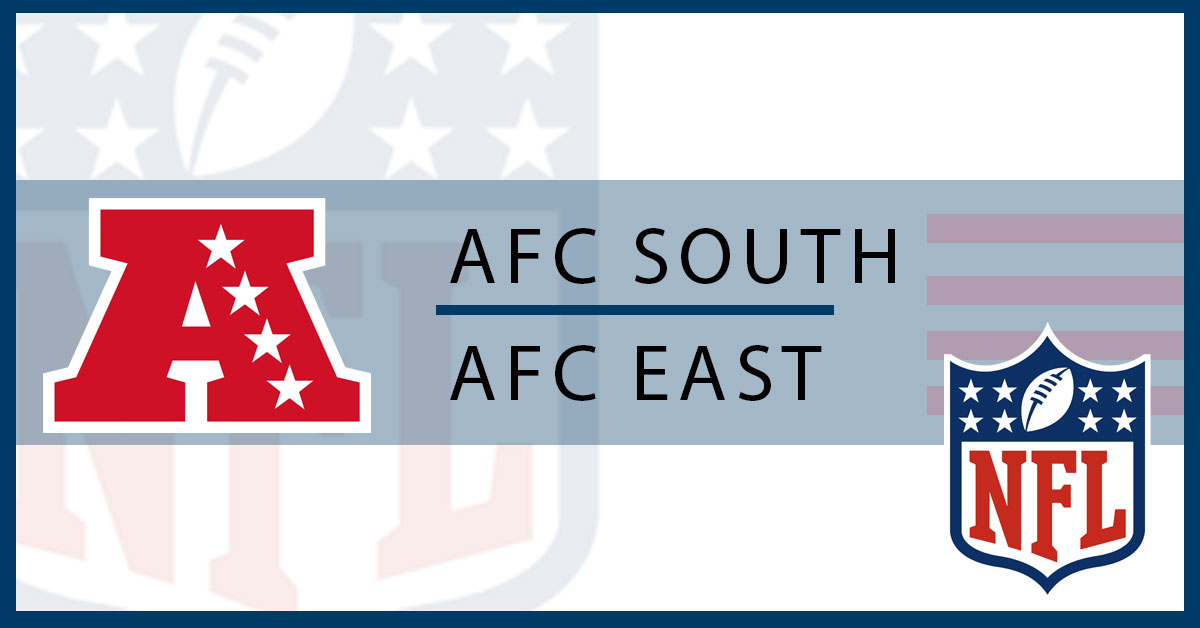 2019-20 NFL AFC South and East Division