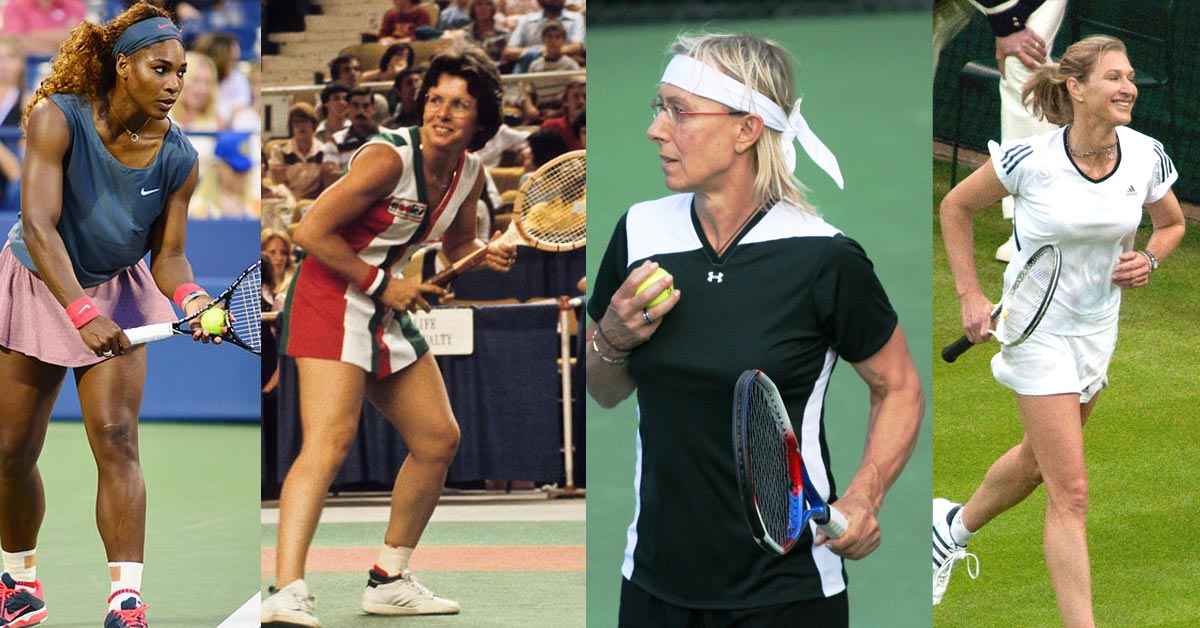 Auto dik schrijven 10 of the Greatest Female Tennis Players of All-Time