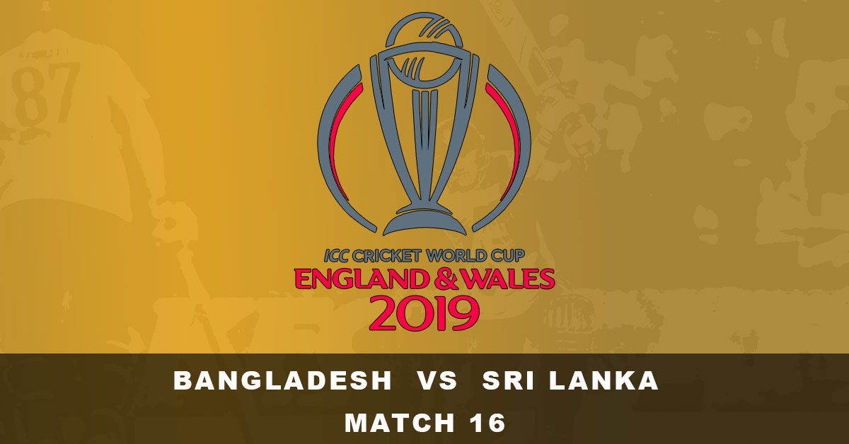 Bangladesh vs Sri Lanka ICC World Cup Logo