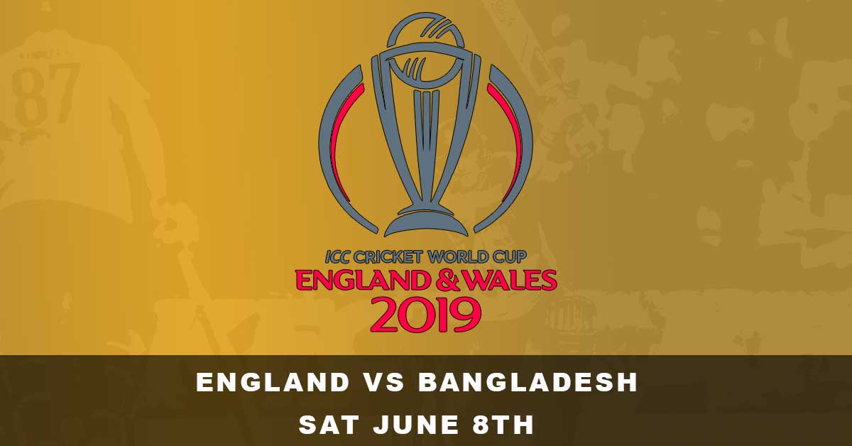 England vs Bangladesh ICC World Cup Logo