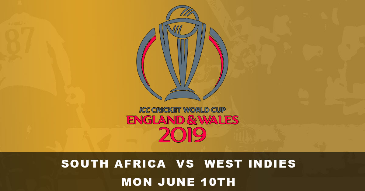 ICC WC South Africa vs West Indies Logo
