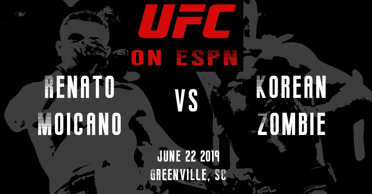 UFC on ESPN+ 12: Moicano vs Korean Zombie