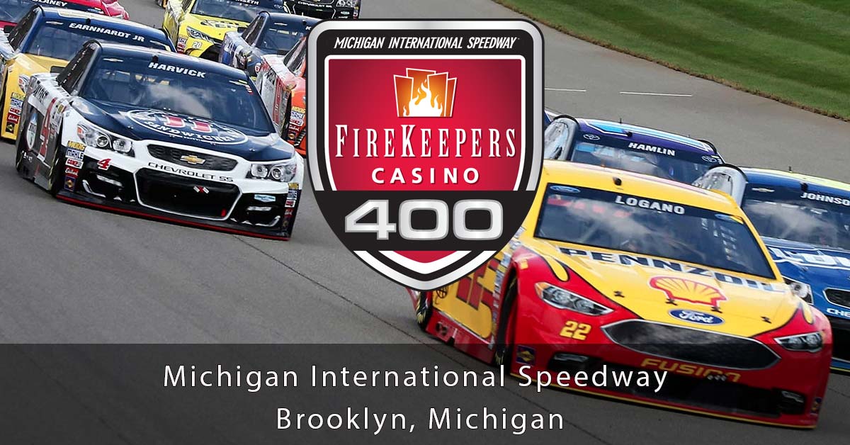 2019 Firekeepers Casino 400 Logo - NASCAR