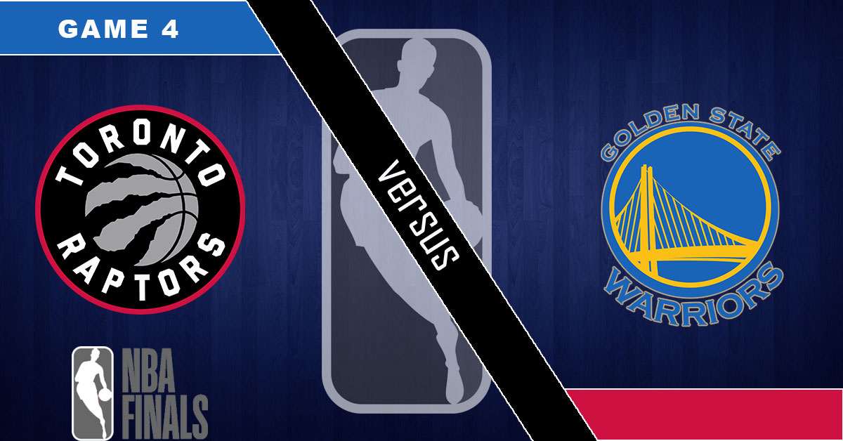 NBA Finals Game 4 - Raptors vs Warriors Logo