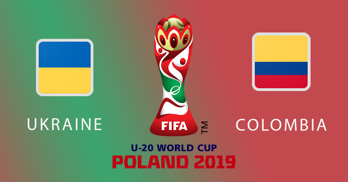 Ukraine vs Colombia U20 World Cup Logo