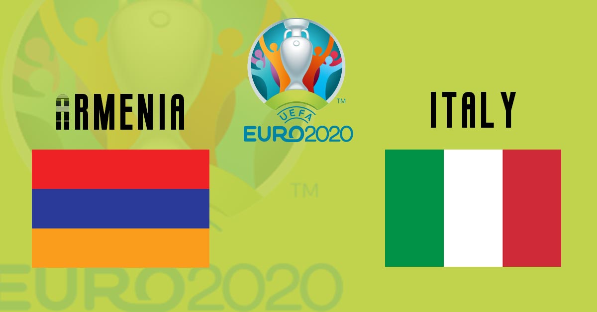 Euro 2020 Qualifiers: Armenia vs Italy 9/6/19 Soccer Betting Odds