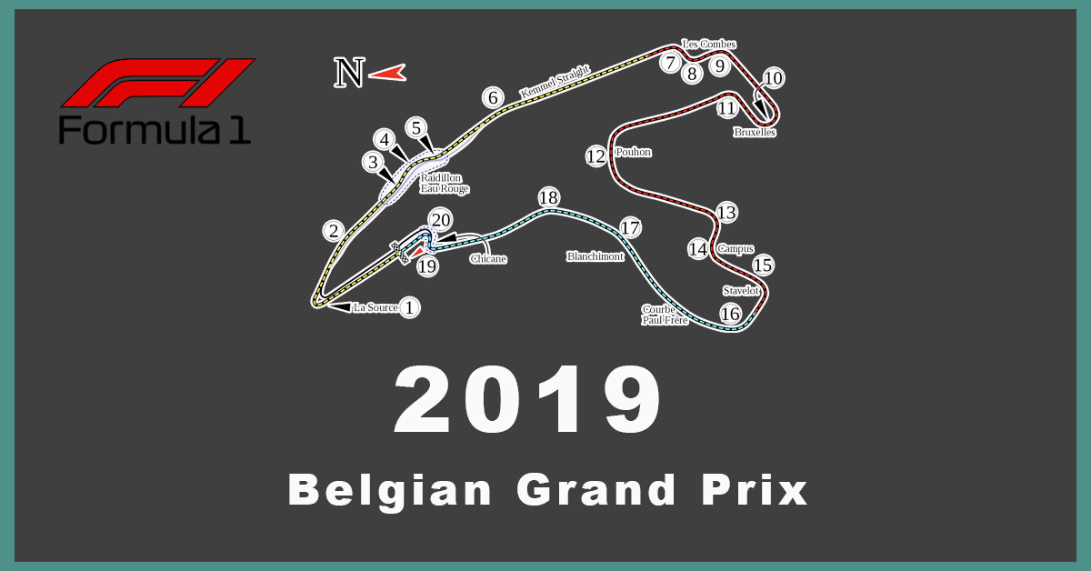2019 Belgian Grand Prix Bettings Odds